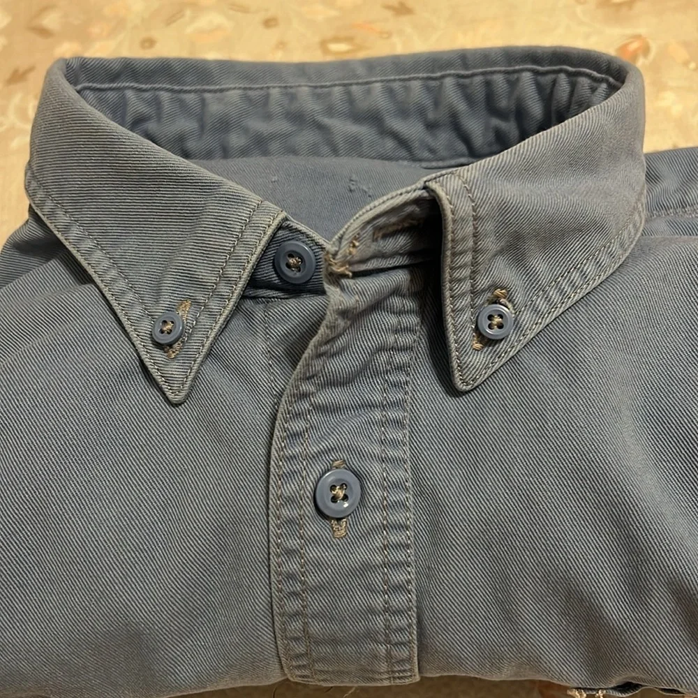 Carhartt FR Blue Button-Up Shirt - Picture 10 of 11